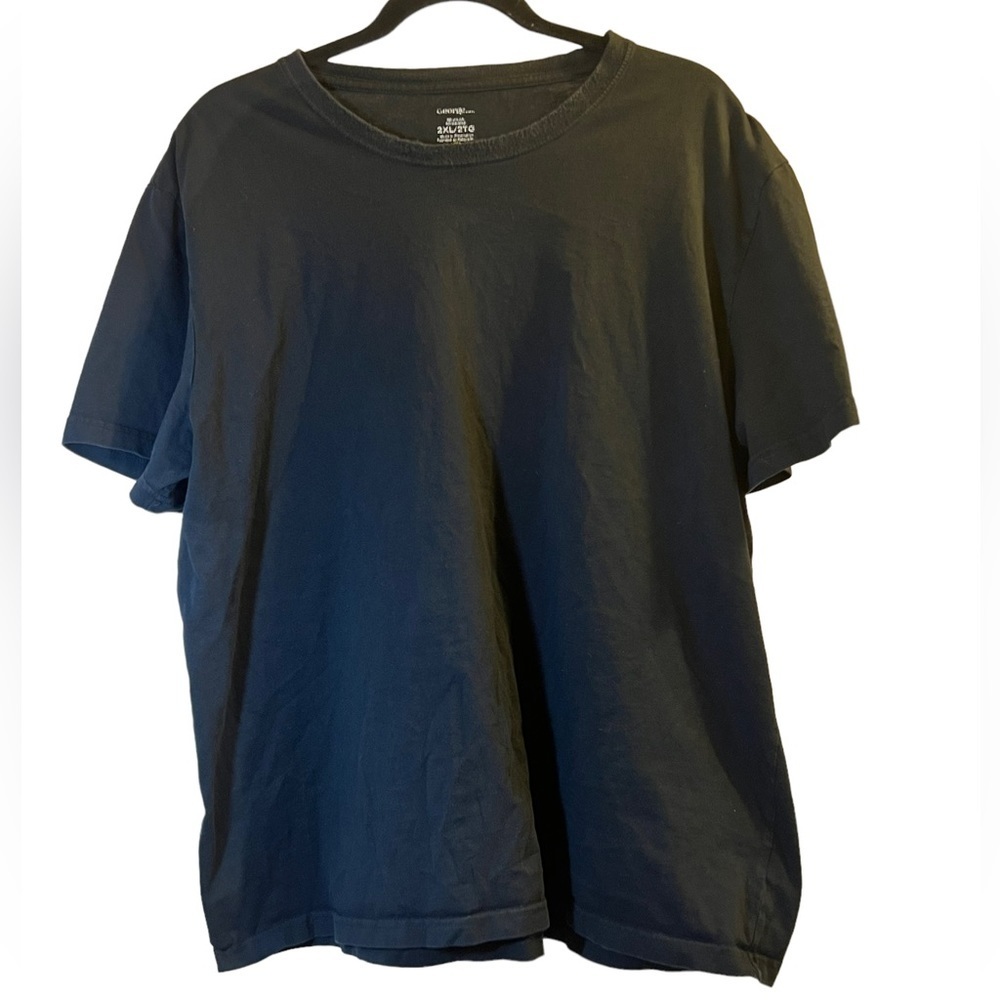 𝅺GEORGE T-Shirt Black Size 2XL